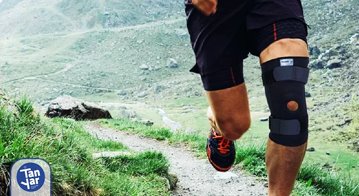 زانوبند در کوهنوردی