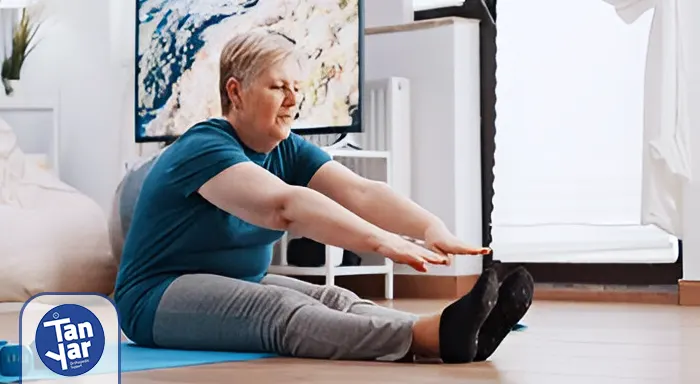 نرمش برای برطرف کردن ورم پا